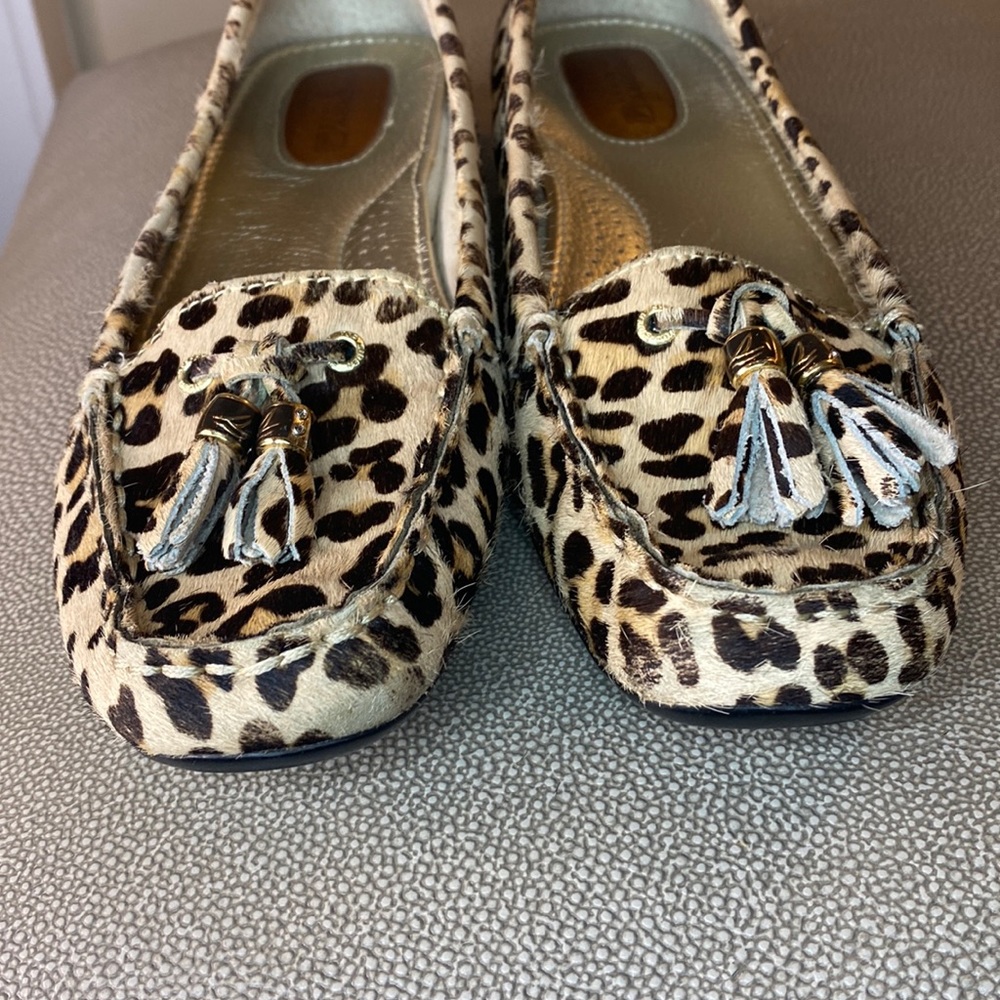 Sperry Top Sider Leopard Print Slip On Loafers Si… - image 7